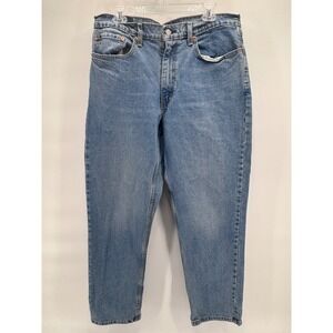 Levi Strauss 550 Relaxed Fit Jeans Men's W35 L32 Light Wash Denim